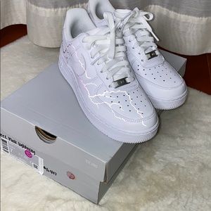 Reflective Pink Lighting AF1’s